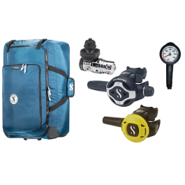 Pack détendeur MK25 EVO S620Ti Octopus S270 avec Sac de voyage 125 litres Offert SCUBAPRO