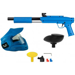 Pack paintball simple enfant Gotcha Bleu