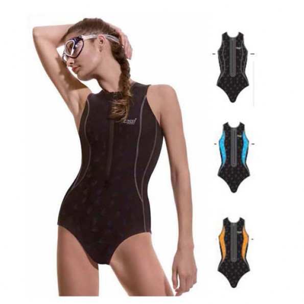 Maillot de bain une pièce en néoprène pour femme, combinaison de