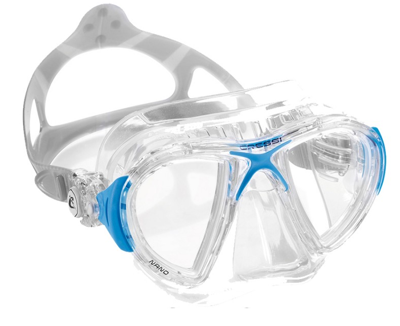 Masque Nano Clear en silicone Crystal de la marque Cressi