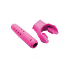 Embout couleur et protecteur de flexible assorti fluo rose