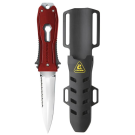 Couteau LIZARD rouge CRESSI