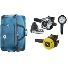 Pack détendeur MK25 EVO S600 Octopus R105 avec sac de voyage 115 litres OFFERT