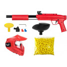 Pack paintball enfant Gotcha Rouge + 500 Billes