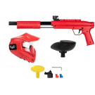 Pack paintball simple enfant Gotcha Rouge