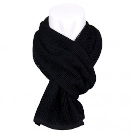 Echarpe mailles Combat Noir