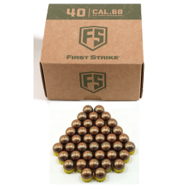 Boite de 40 billes First Strike - Brass Copper
