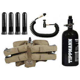 Pack Harnais 4+1 Valken Tan + Pots + Mamba + Bouteille