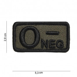 Patch Velcro O- Neg Olive