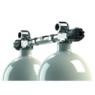 Manifold Robinet Bi 171mm 300 bar DIN sans robinet d'isolation APEKS