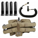Pack Harnais 4+1 Valken Tan + Pots + Mamba