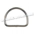Stainless steel D-ring flat 5cm